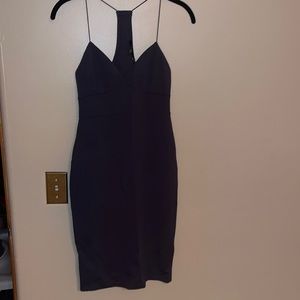 Charcoal grey mini dress